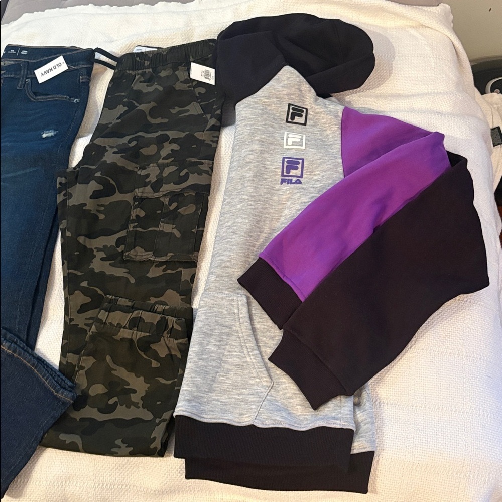 BNWT Old Navy Adjustable Pants & Filas Hoodie - Picture 6 of 8